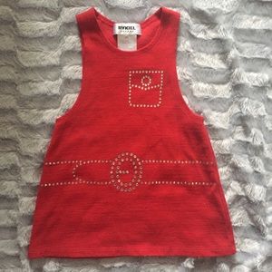 Vintage Sonia Rykiel Enfant Red Dress.